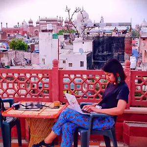 India Walking Distance From Taj Mahal-- Rooftop Taj Mahal View , Agra (Uttar Pradesh) India